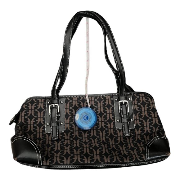 Fossil Monogram Fabric & Leather Shoulder Bag - Picture 3 of 7